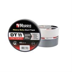 Αυτοκόλλητη υφασμάτινη ταινία γκρι 48mmx50m MORRIS 33474