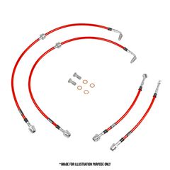 Goodridge Braided Brake Hose Lines Kit Citroen DS3 1.6 THP