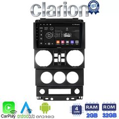 CLARION GL31748 Οθόνη OEM Multimedia Αυτοκινήτου για JEEP WRANGLER 2007  2011 (CarPlay/AndroidAuto/BT/GPS/WIFI/GPRS)