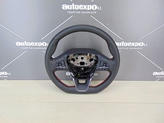 ΤΙΜΟΝΙ ΔΕΡΜΑΤΙΝΟ FORD PUMA 19--> ΜΕ ΚΟΚΚΙΝΗ ΡΑΦΗ  - ΡΩΤΗΣΤΕ ΤΙΜΗ - ΑΠΟΣΤΟΛΗ ΣΕ ΟΛΗ ΤΗΝ ΕΛΛΑΔΑ
