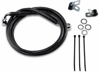 Κωδ.300320 DRAG SPECIALTIES σωληνάκια φρένου υψηλής εμπρός Extended 640210-6BLK Harley Davidson FXSTDI 1450 EFI τηλ.215-215-8211