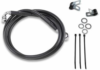 Κωδ.300562 DRAG SPECIALTIES σωληνάκια φρένου υψηλής εμπρός Extended 640210-8BLK Harley Davidson FXSTDI 1450 EFI τηλ.215-215-8211