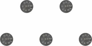Κωδ.301298 HOT CAMS καπελότα βαλβίδων Διαμ.13,00mm Πάχος:1,95mm 5PK1300195 5τεμ τηλ.215-215-8211