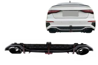 ΠΙΣΩ ΣΠΟΙΛΕΡ Rear Bumper Valance Diffuser Audi A3 8Y Sedan S-Line S3 (2020-)