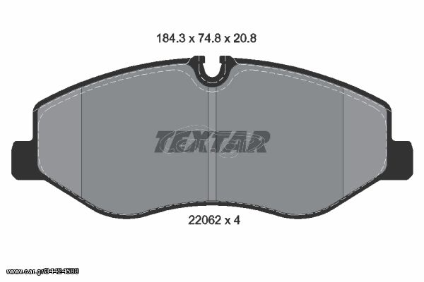 Σετ τακάκια, δισκόφρενα TEXTAR 2206201 Mercedes-Benz V-Class W447 2100cc D 4MATIC 190ps 2014-Σήμερα (4474200020,4474200220,4474210800,A4474200020,A4474200220)