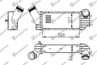 Ψυγείο Intercooler 2.0 HDi (30x12.5x6.4) Citroen Xsara 2000-2004