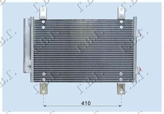 Ψυγείο A/C Βενζίνη/Πετρέλαιο (53.7x34x1.6) [2004 Και Μετά] Citroen Jumper 2002-2006