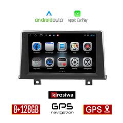 KIROSIWA 8GB+128GB BMW SERIES 1 (F20 - F21) 2012 - 2018 Android οθόνη αυτοκίνητου με GPS WI-FI ηχοσύστημα αφής 9" ιντσών Youtube Playstore USB Radio Bluetooth Mirrorlink Apple Carplay Android Auto 4x6