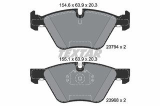 Σετ τακάκια, δισκόφρενα TEXTAR 2379401 BMW 3 Coupe E92 3000cc 330 xi 272ps 2006-2007 (34112288875,34112288876,34112288878,34112288879,34116769099)