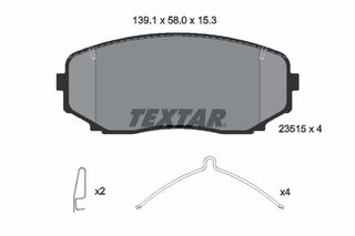 Σετ τακακιών φρένων, δίσκος φρένου  MAZDA CX-7; MITSUBISHI ECLIPSE CROSS, GRANDIS, OUTLANDER III, PAJERO PININ I 1.5-2.4H 10.99-