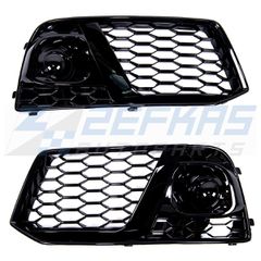 Καπάκια προβολέων ομίχλης AUDI Q5 FY (2016-2020) look RS Όλο Μαύρο
