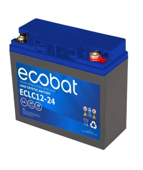 Μπαταρία Ecobat ECLC12-24-2 ,12V 24Ah
