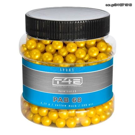 UMAREX 500 pcs RUBBER POWERBALLS .43 YELLOW (2.4780)