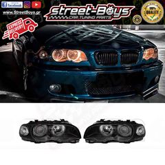 ΜΠΡΟΣΤΑ ΦΑΝΑΡΙΑ ΜΑΥΡΑ ANGEL EYES BMW E46 COUPE (1999-2003) | Street Boys - Car Tuning Shop |