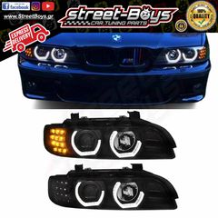 ΜΠΡΟΣΤΑ ΦΑΝΑΡΙΑ ΜΑΥΡΑ 3D ANGEL EYES BMW E39 (1995-2003) | Street Boys - Car Tuning Shop |