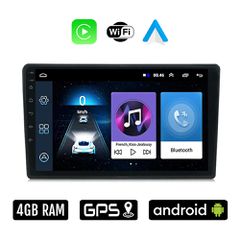 CITROEN C4 CACTUS (2014 - 2021) Android οθόνη αυτοκίνητου 4GB με Ελληνικό GPS WI-FI Apple Carplay Android Auto (ηχοσύστημα αφής 9" ιντσών OEM Youtube Playstore MP3 USB Radio Bluetooth Mirrorlink 4x60W