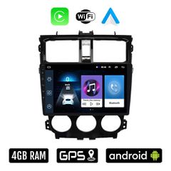 MITSUBISHI COLT (2013 - 2023) Android οθόνη αυτοκίνητου 4GB με Ελληνικό GPS WI-FI Apple Carplay Android Auto (ηχοσύστημα αφής 9" ιντσών OEM Youtube Playstore MP3 USB Radio Bluetooth Mirrorlink 4x60W ε