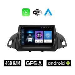 FORD KUGA (μετά το 2013) Android οθόνη αυτοκίνητου 4GB με Ελληνικό GPS WI-FI Apple Carplay Android Auto (ηχοσύστημα αφής 9" ιντσών OEM Youtube Playstore MP3 USB Radio Bluetooth Mirrorlink 4x60W εργοστ