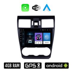 SUBARU FORESTER (μετά το 2013) Android οθόνη αυτοκίνητου 4GB με Ελληνικό GPS WI-FI Apple Carplay Android Auto (ηχοσύστημα αφής 9" ιντσών OEM Youtube Playstore MP3 USB Radio Bluetooth Mirrorlink 4x60W