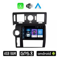 HUMMER H2 (2008 - 2009) Android οθόνη αυτοκίνητου 4GB με Ελληνικό GPS WI-FI Apple Carplay Android Auto (ηχοσύστημα αφής 9" ιντσών OEM Youtube Playstore MP3 USB Radio Bluetooth Mirrorlink 4x60W εργοστα