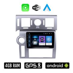 HUMMER H2 (2008 - 2009) Android οθόνη αυτοκίνητου 4GB με Ελληνικό GPS WI-FI Apple Carplay Android Auto (ηχοσύστημα αφής 9" ιντσών OEM Youtube Playstore MP3 USB Radio Bluetooth Mirrorlink 4x60W εργοστα