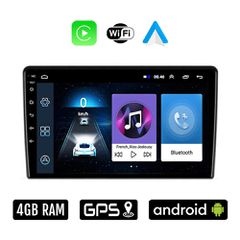 SSANGYONG REXTON (2002-2006) Android οθόνη αυτοκίνητου 4GB με Ελληνικό GPS WI-FI Apple Carplay Android Auto (ηχοσύστημα αφής 9" ιντσών OEM Youtube Playstore MP3 USB Radio Bluetooth Mirrorlink 4x60W ερ