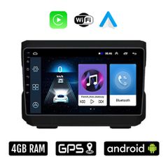 JEEP GRAND CHEROKEE (2007-2011) Android οθόνη αυτοκίνητου 4GB με Ελληνικό GPS WI-FI Apple Carplay Android Auto (ηχοσύστημα αφής 10" ιντσών OEM Youtube Playstore MP3 USB Radio Bluetooth Mirrorlink 4x60