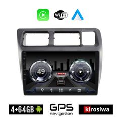 KIROSIWA 4+64GB TOYOTA COROLLA (1992 - 1997) Android οθόνη αυτοκίνητου 4GB με GPS WI-FI (ηχοσύστημα αφής 9" ιντσών Youtube Playstore MP3 USB Radio Bluetooth Mirrorlink 4x60W Apple Carplay Android Auto