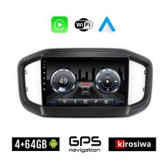 KIROSIWA 4+64GB FIAT STRADA (μετά το 2020) Android οθόνη αυτοκίνητου 4GB με GPS WI-FI (ηχοσύστημα αφής 9" ιντσών Youtube Playstore MP3 USB Radio Bluetooth Mirrorlink 4x60W Apple Carplay Android Auto)