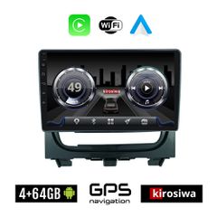 KIROSIWA 4+64GB FIAT STRADA (2012 - 2020) Android οθόνη αυτοκίνητου 4GB με GPS WI-FI (ηχοσύστημα αφής 9" ιντσών Youtube Playstore MP3 USB Radio Bluetooth Mirrorlink 4x60W Apple Carplay Android Auto)