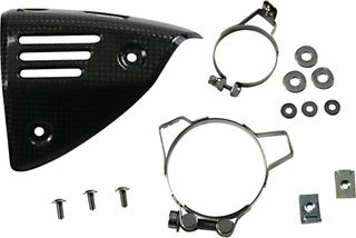 Κωδ.302722 Akrapovic προστατευτικό θερμοκρασίας Carbon P-HSVE3SO1 για VESPA GTS 300 I.E. ABS 14-20 τηλ.215-215-8211