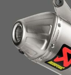 Κωδ.302783 Akrapovic τελείωμα τελικού εξάτμισης από Τιτάνιο V-EC319 για FANTIC XEF 21-24 / YAMAHA YZ 250 F 19-23 WR 18-23 ασημί Τεμάχιο τηλ.215-215-8211