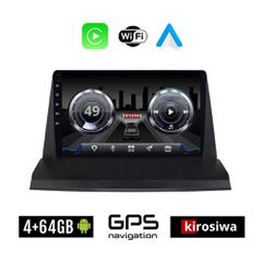 KIROSIWA 4+64GB LEXUS NX 200 (μετά το 2014) Android οθόνη αυτοκίνητου 4GB με GPS WI-FI (ηχοσύστημα αφής 9" ιντσών Youtube Playstore MP3 USB Radio Bluetooth Mirrorlink 4x60W Apple Carplay Android Auto)