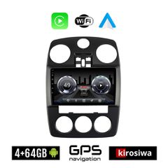 KIROSIWA 4+64GB CHRYSLER PT CRUISER (2005-2010) Android οθόνη αυτοκίνητου 4GB με GPS WI-FI (ηχοσύστημα αφής 9" ιντσών Youtube Playstore MP3 USB Radio Bluetooth Mirrorlink 4x60W Apple Carplay Android A