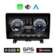 KIROSIWA 4+64GB LAND ROVER DISCOVERY 3 - RANGEROVER SPORT (2004-2009) Android οθόνη αυτοκίνητου 4GB με GPS WI-FI (ηχοσύστημα αφής 9" ιντσών OEM Playstore MP3 USB Radio Bluetooth 4x60W Apple Carplay An