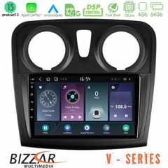 Bizzar V Series Dacia Dokker 2014-2021 10core Android13 4+64GB Navigation Multimedia Tablet 9"