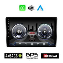 KIROSIWA 4+64GB KIA CEED (2009 - 2012) Android οθόνη αυτοκίνητου 4GB με GPS WI-FI (ηχοσύστημα αφής 9" ιντσών OEM Youtube Playstore MP3 USB Radio Bluetooth Mirrorlink 4x60W Apple Carplay Android Auto)