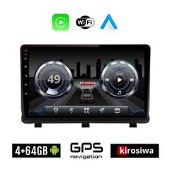 KIROSIWA 4+64GB OPEL ANTARA (μετά το 2006) Android οθόνη αυτοκίνητου 4GB με GPS WI-FI (ηχοσύστημα αφής 9" ιντσών OEM Youtube Playstore MP3 USB Radio Bluetooth Mirrorlink 4x60W Apple Carplay Android Au