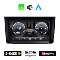 KIROSIWA 4+64GB MAZDA CX-9 (2006-2015) Android οθόνη αυτοκίνητου 4GB με GPS WI-FI (ηχοσύστημα αφής 9" ιντσών OEM Youtube Playstore MP3 USB Radio Bluetooth Mirrorlink 4x60W Apple Carplay Android Auto)