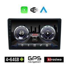 KIROSIWA 4+64GB SEAT EXEO (2008 - 2013) Android οθόνη αυτοκίνητου 4GB με GPS WI-FI (ηχοσύστημα αφής 9" ιντσών OEM Youtube Playstore MP3 USB Radio Bluetooth Mirrorlink 4x60W Apple Carplay Android Auto)
