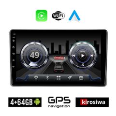 KIROSIWA 4+64GB MITSUBISHI L200 (μετά το 2020) Android οθόνη αυτοκίνητου 4GB με GPS WI-FI (ηχοσύστημα αφής 9" ιντσών OEM Youtube Playstore MP3 USB Radio Bluetooth Mirrorlink 4x60W Apple Carplay Androi