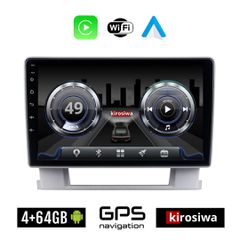 KIROSIWA 4+64GB OPEL ASTRA J (2010 - 2015) Android οθόνη αυτοκίνητου 4GB με GPS WI-FI (ηχοσύστημα αφής 9" ιντσών OEM Youtube Playstore MP3 USB Radio Bluetooth Mirrorlink 4x60W Apple Carplay Android Au