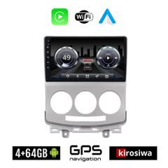 KIROSIWA 4+64GB MAZDA 5 (2004 - 2010) Android οθόνη αυτοκίνητου 4GB με GPS WI-FI (ηχοσύστημα αφής 9" ιντσών OEM Youtube Playstore MP3 USB Radio Bluetooth Mirrorlink 4x60W Apple Carplay Android Auto)