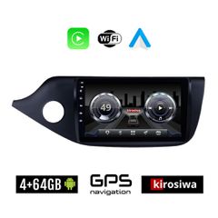 KIROSIWA 4+64GB KIA CEED (2012-2018) Android οθόνη αυτοκίνητου 4GB με GPS WI-FI (ηχοσύστημα αφής 9" ιντσών OEM Cee'd Youtube Playstore MP3 USB Radio Bluetooth Mirrorlink 4x60W Apple Carplay Android Au