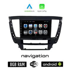 MITSUBISHI L200 (μετά το 2020) Android οθόνη αυτοκίνητου 8GB + 128GB με GPS WI-FI (ηχοσύστημα αφής 10" ιντσών OEM Android Auto Apple Carplay Youtube Playstore MP3 USB Radio Bluetooth εργοστασιακή 4x60