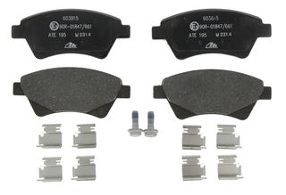 Σετ τακακιών φρένων, δίσκος φρένου  RENAULT GRAND SCENIC II, KANGOO, KANGOO EXPRESS, MEGANE II, MEGANE II/KOMBI, SCENIC II 1.4-2.0D 10.01-
