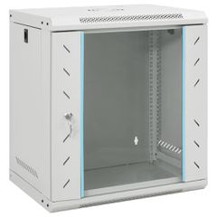 vidaXL Καμπίνα Δικτύου Επιτοίχια 12U 19'' IP20 53x40x60 εκ.
