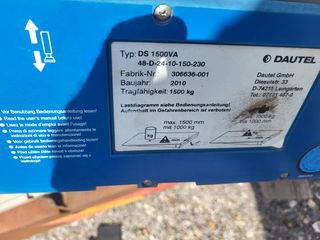 ΠΟΡΤΑ ΥΔΡΑΥΛΙΚΗ DAUTEL 1500Kg-thumb-3