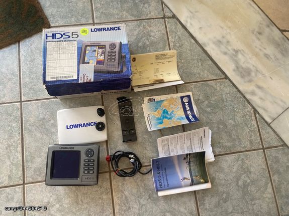 GPS βυθομετρώ lowrance hds5