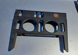 Κεντρικη Επενδυση Ταμπλο Mercedes W202 C180 Classic 93-97 με Θεσεις για Διακοπτες